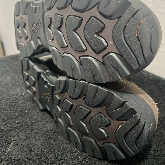 🔥 DANNER SHARPTAIL 4.5" Lace Up Hunting Hiking Work BOOTS Dark Brown Men Sz 10. - Picture 14 of 15